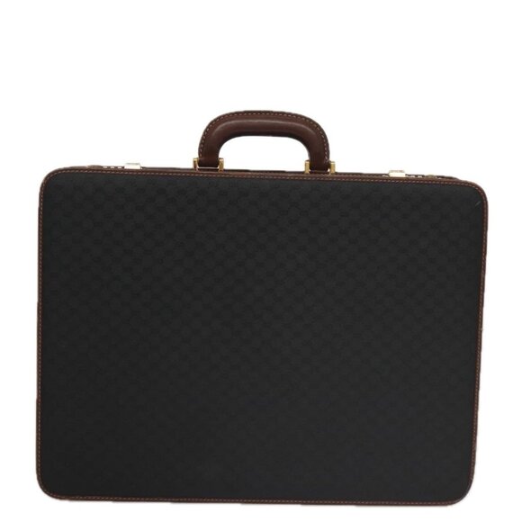 GUCCI Micro GG Canvas Trunk Black Gold Auth - Picture 2 of 16